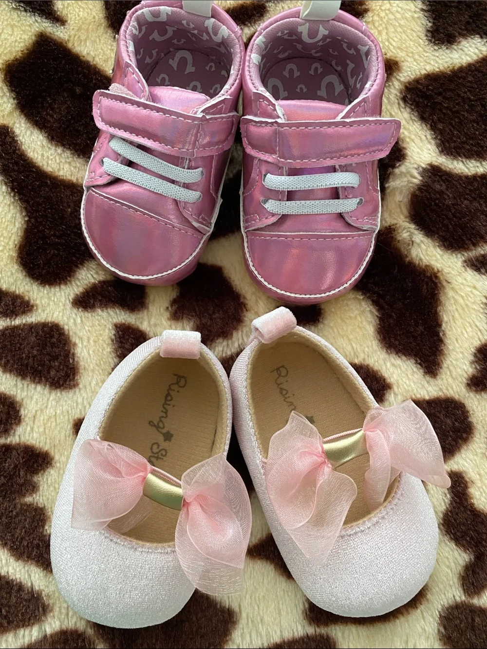 True Religion  Star Pink Iridescent Sneakers & Rising Star Ballet Flats